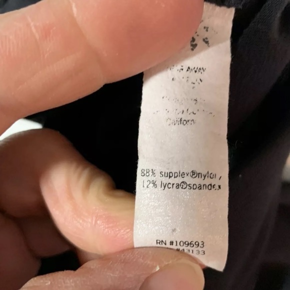 Athleta Crop wide leg leggings size small black - Picture 3 of 6